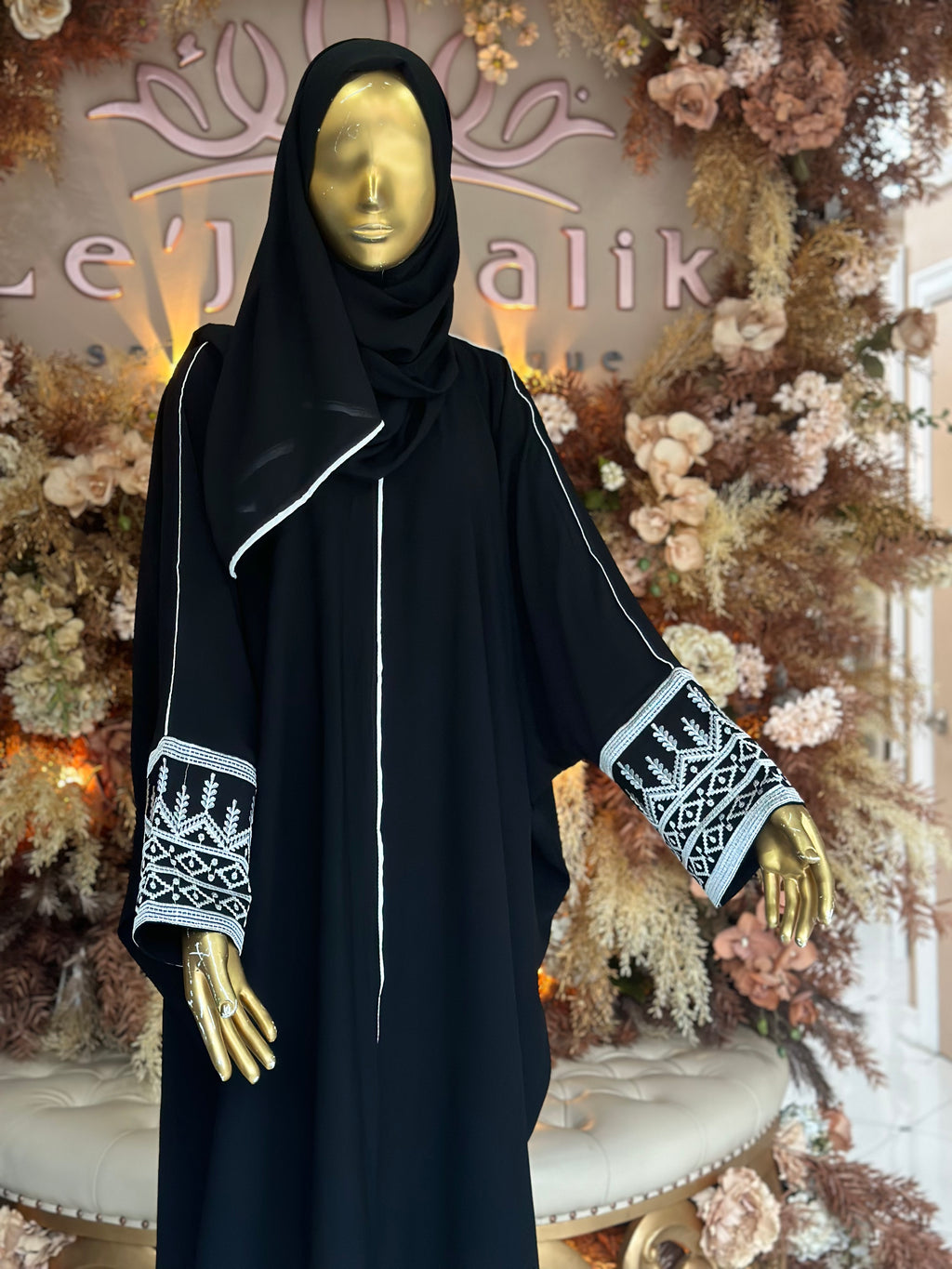 Bedawia Abaya with Matching Hijab