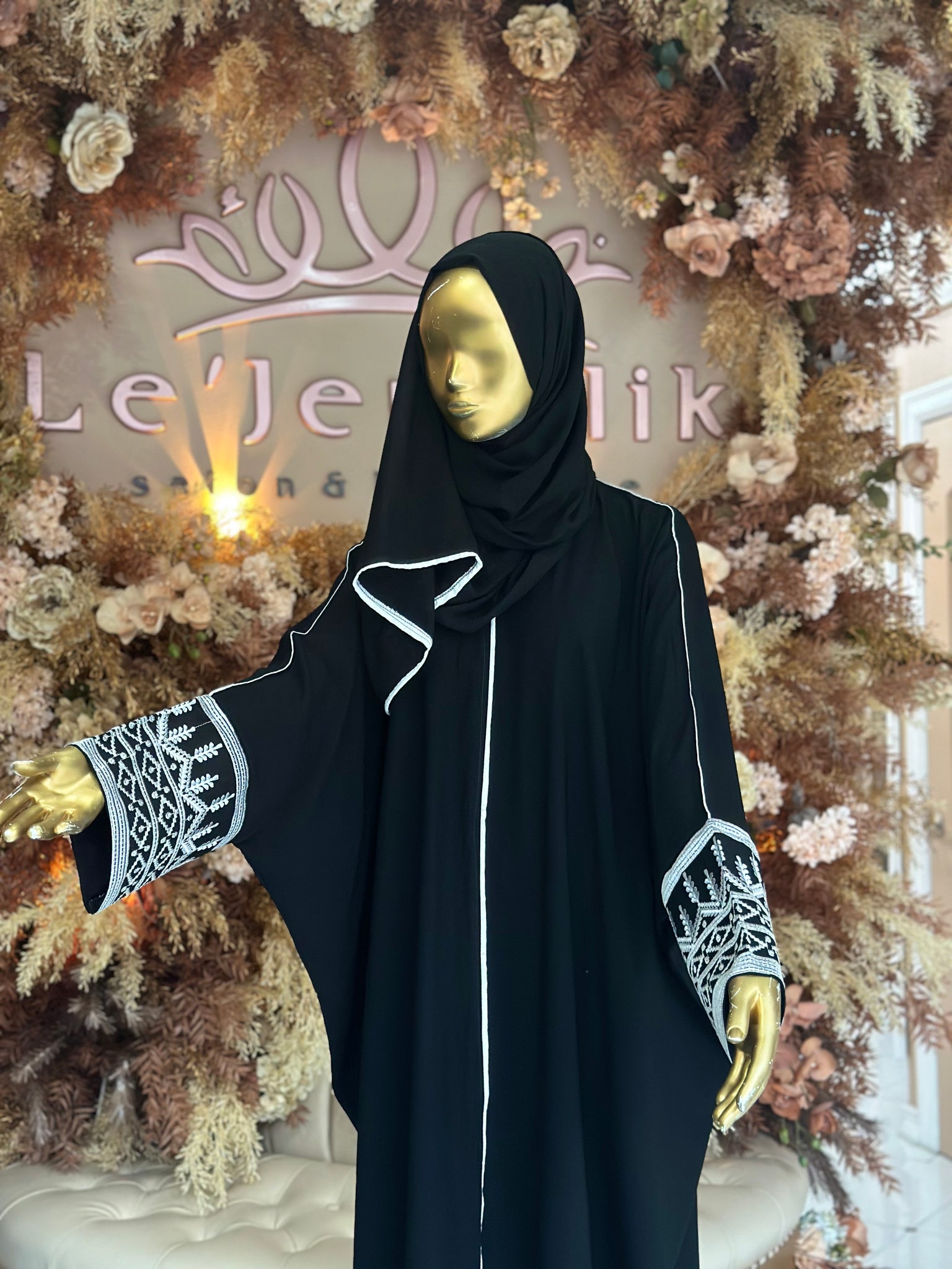 Bedawia Abaya with Matching Hijab
