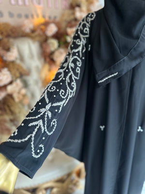 The Yara Abaya & Matching Hijab-Silver