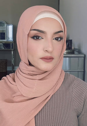 Pleated hijab