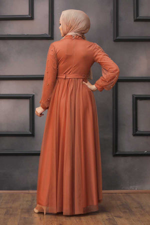 Leilani Evening Gown / Terracotta