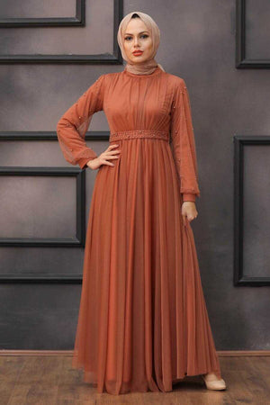 Leilani Evening Gown / Terracotta